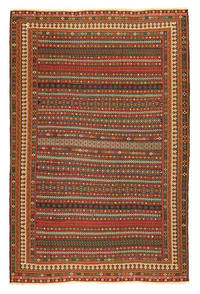 Afshar Sirjan Tapis 194x284cm - Tapis persan