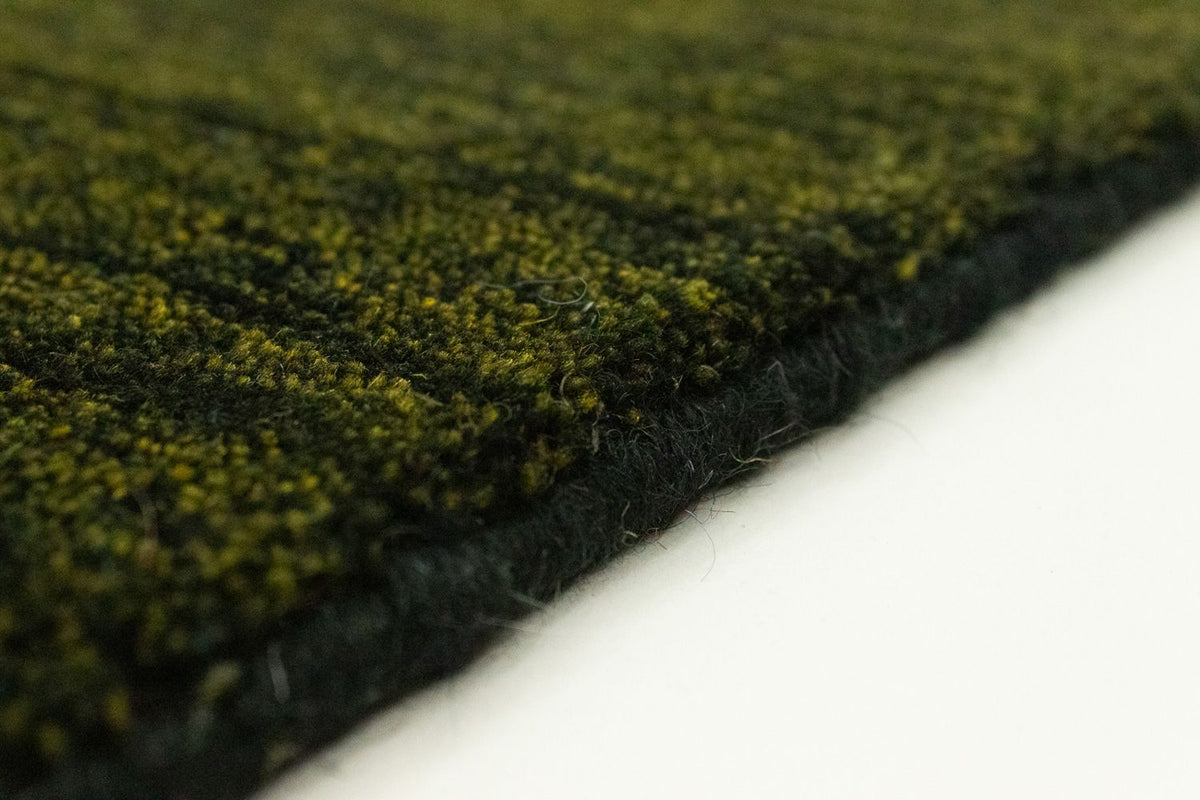 Tapis Gabbeh - Softy - 300 x 250 cm - vert foncé