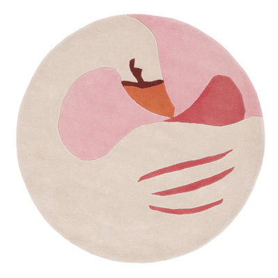 Cygne Tapis Enfant Rond