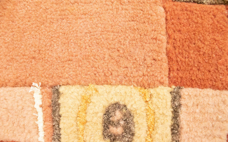 Tapis Népalais - 60 x 40 cm - rose