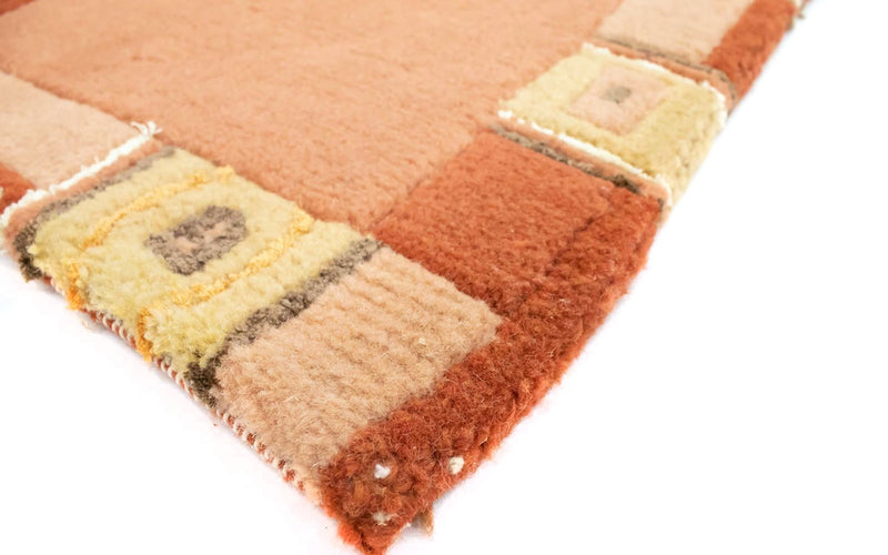 Tapis Népalais - 60 x 40 cm - rose