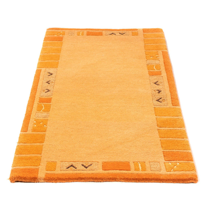 Tapis Népalais - 140 x 70 cm - orange