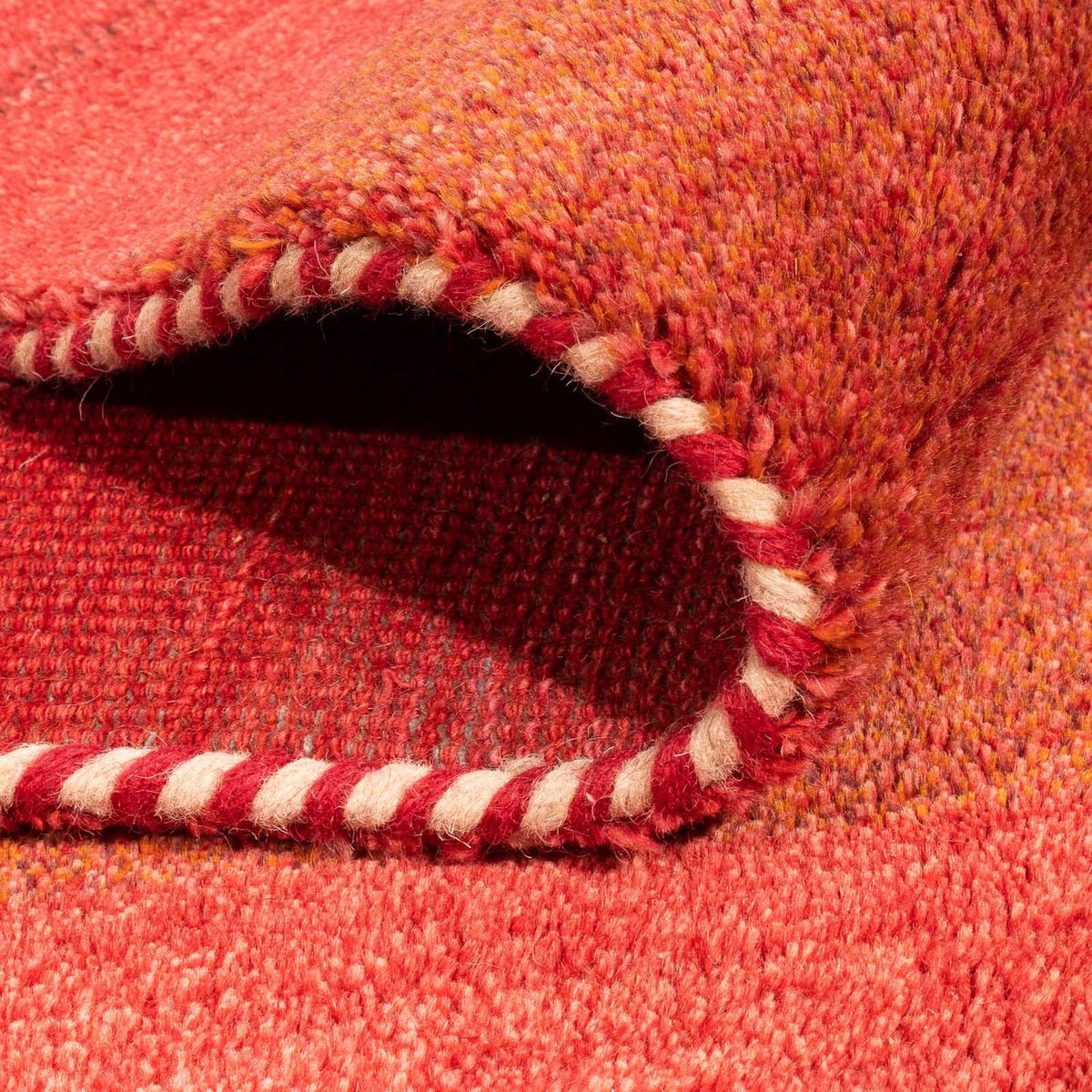 Tapis Gabbeh - Indus - 240 x 170 cm - rouge clair