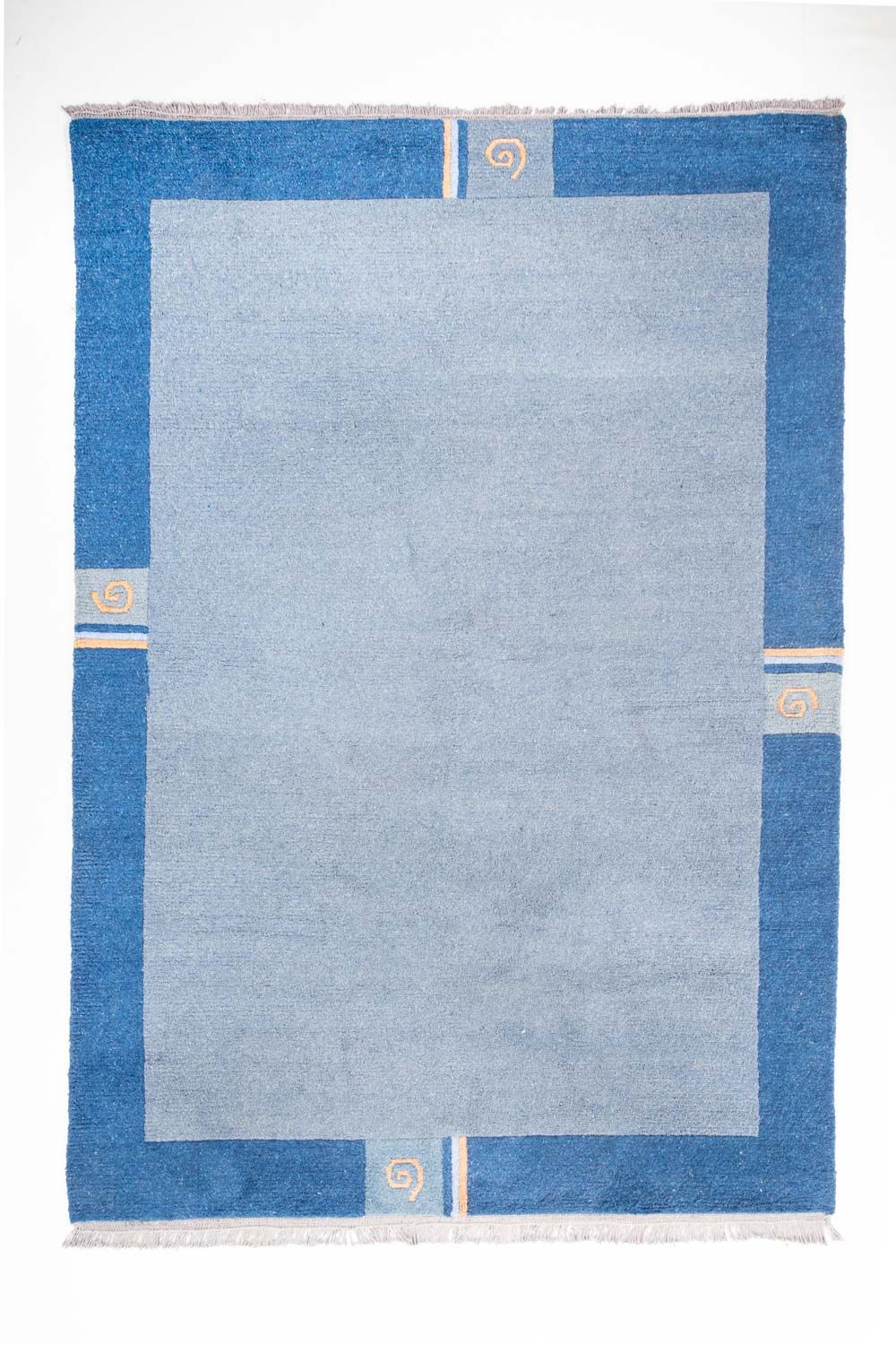 Tapis Népalais - 300 x 200 cm - bleu clair