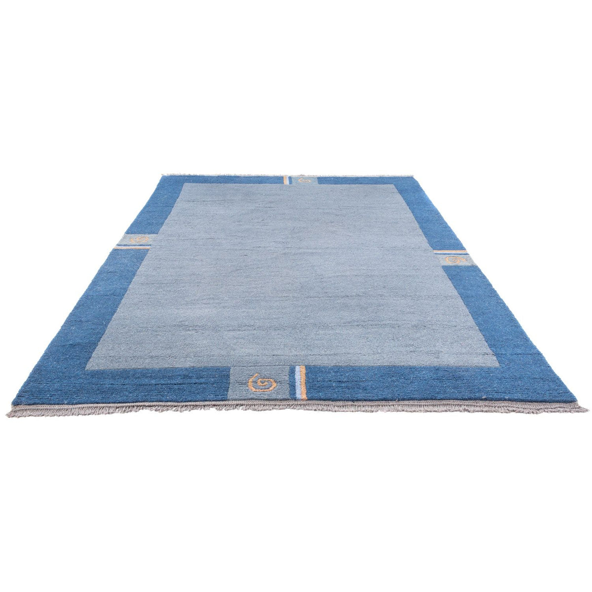 Tapis Népalais - 300 x 200 cm - bleu clair