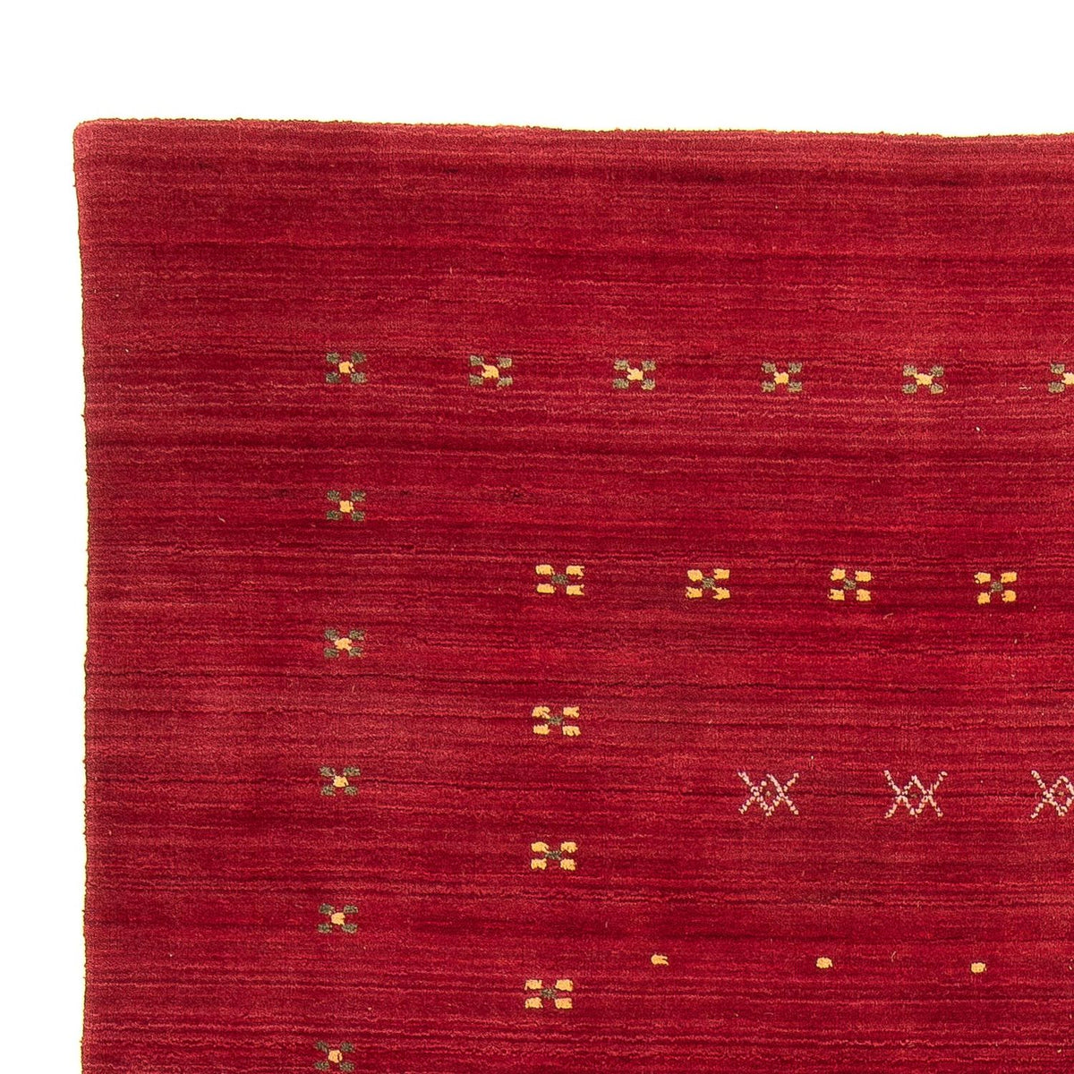 Tapis Gabbeh - Loribaft Softy - 240 x 170 cm - rouge foncé