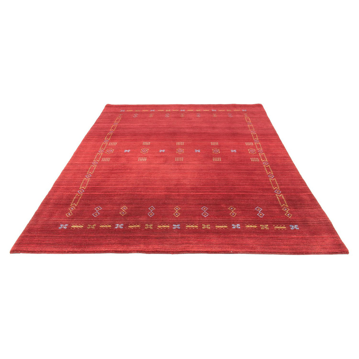 Tapis Gabbeh - Loribaft Softy - 240 x 170 cm - rouge foncé