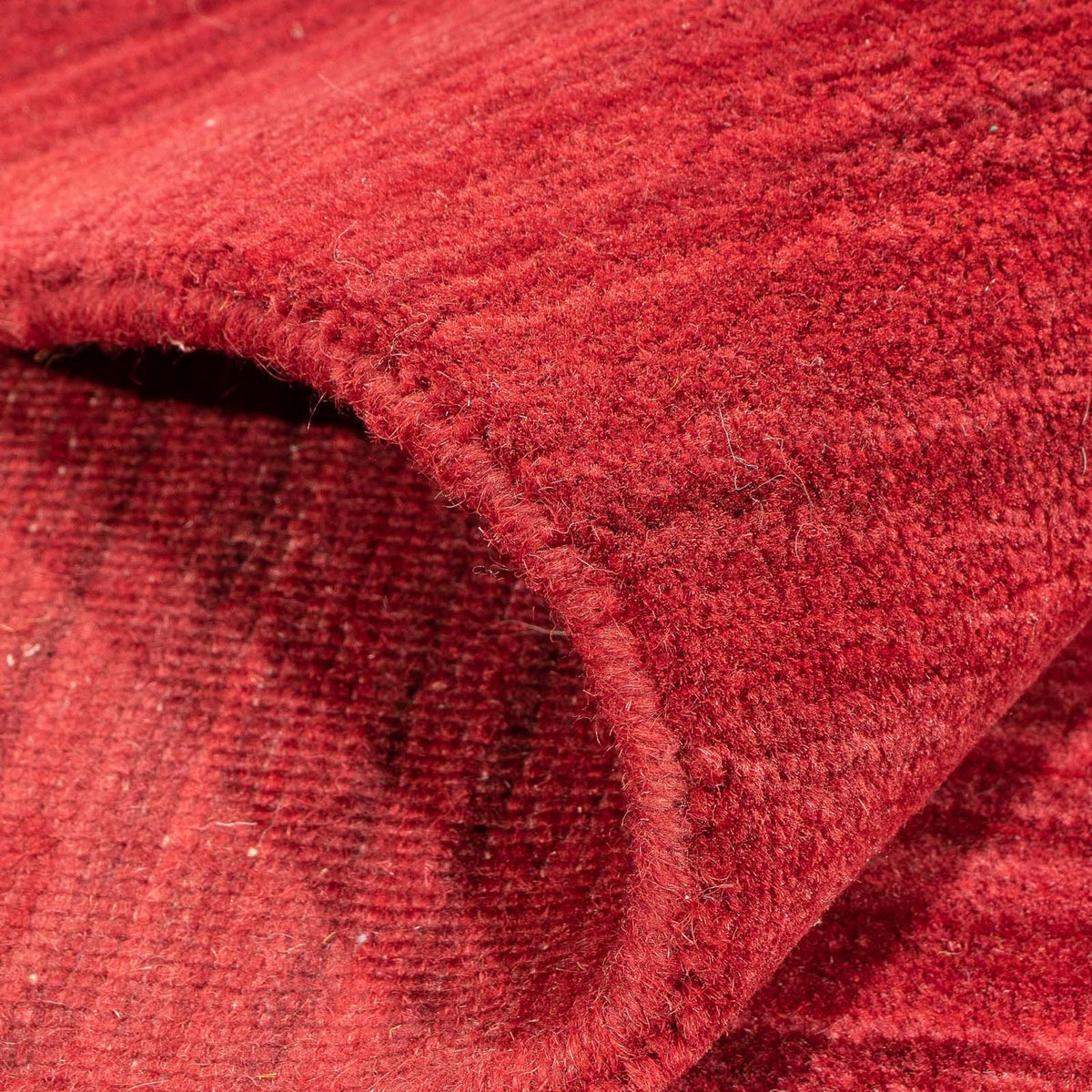 Tapis Gabbeh - Loribaft Softy - 240 x 170 cm - rouge foncé