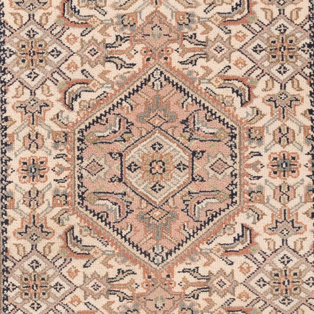 Tapis oriental - Bidjar - Indus - 140 x 70 cm - beige foncé