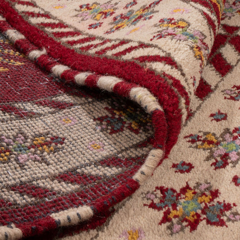 Tapis oriental - 160 x 90 cm - rouge foncé