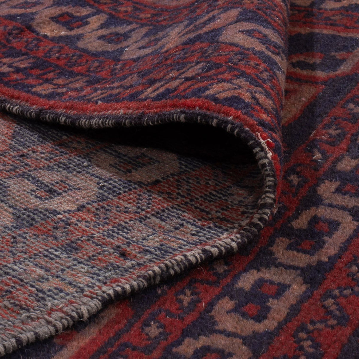Tapis Belutsch - 120 x 60 cm - rouge bordeaux