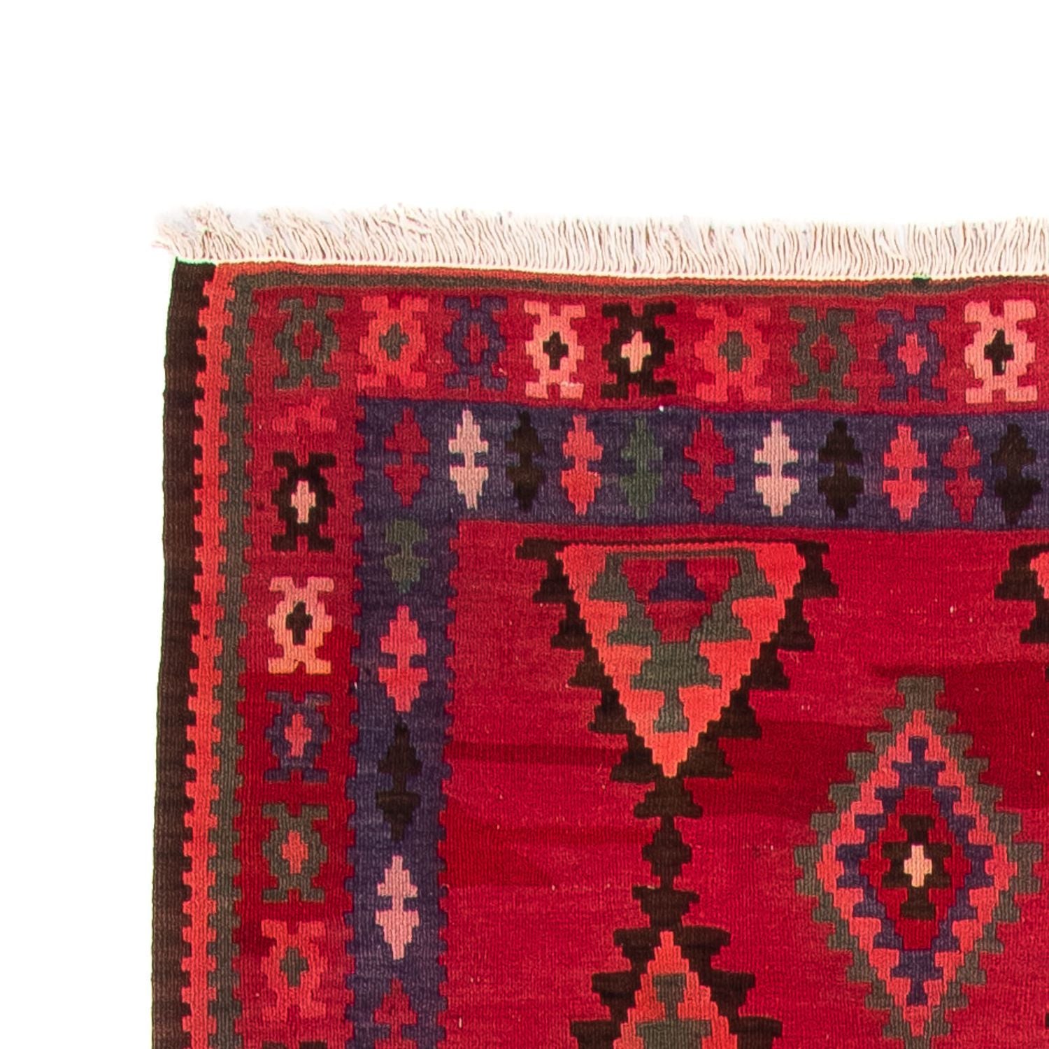 Tapis de couloir Tapis Kelim - Vieux - 325 x 118 cm - multicolore