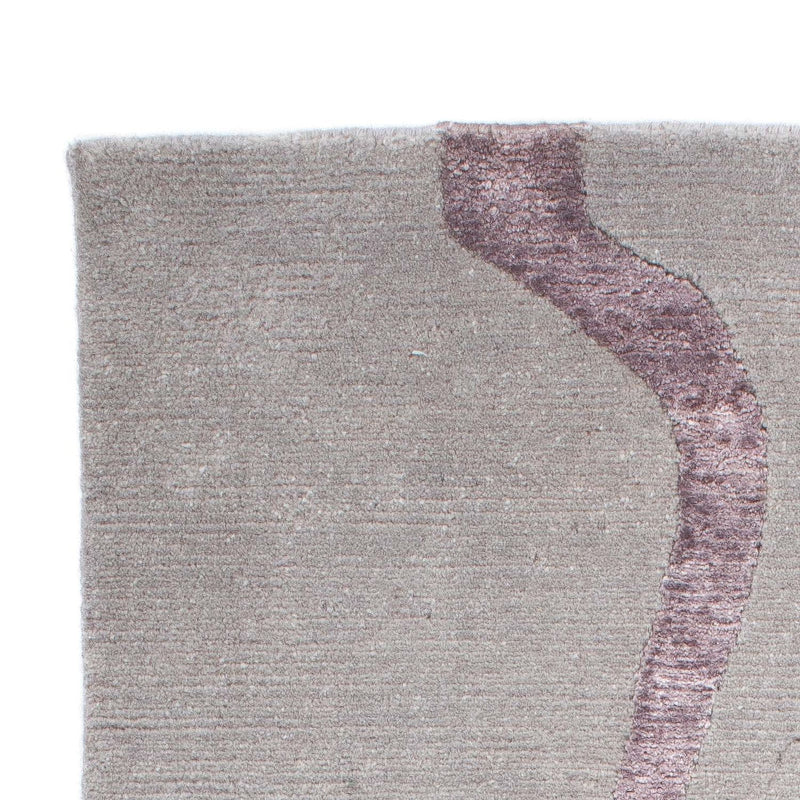 Tapis Népalais - 120 x 60 cm - gris
