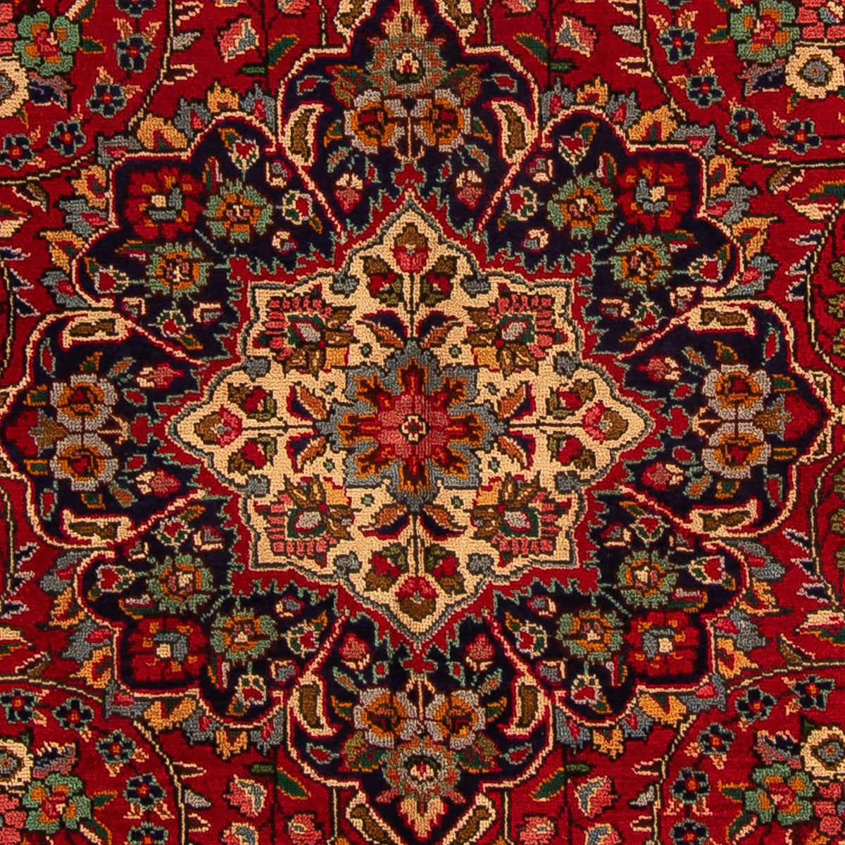 Tapis persan - Tabriz - 314 x 203 cm - rouge foncé