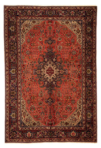 Tapis persan - Tabriz - 295 x 195 cm - rouge clair
