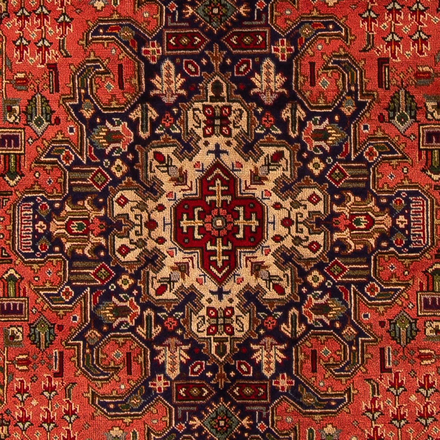 Tapis persan - Tabriz - 295 x 195 cm - rouge clair