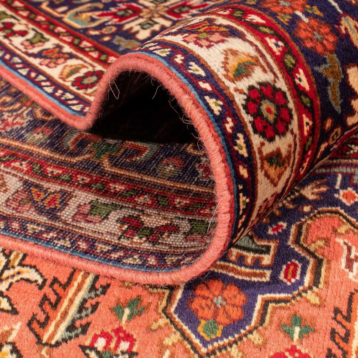Tapis persan - Tabriz - 295 x 195 cm - rouge clair