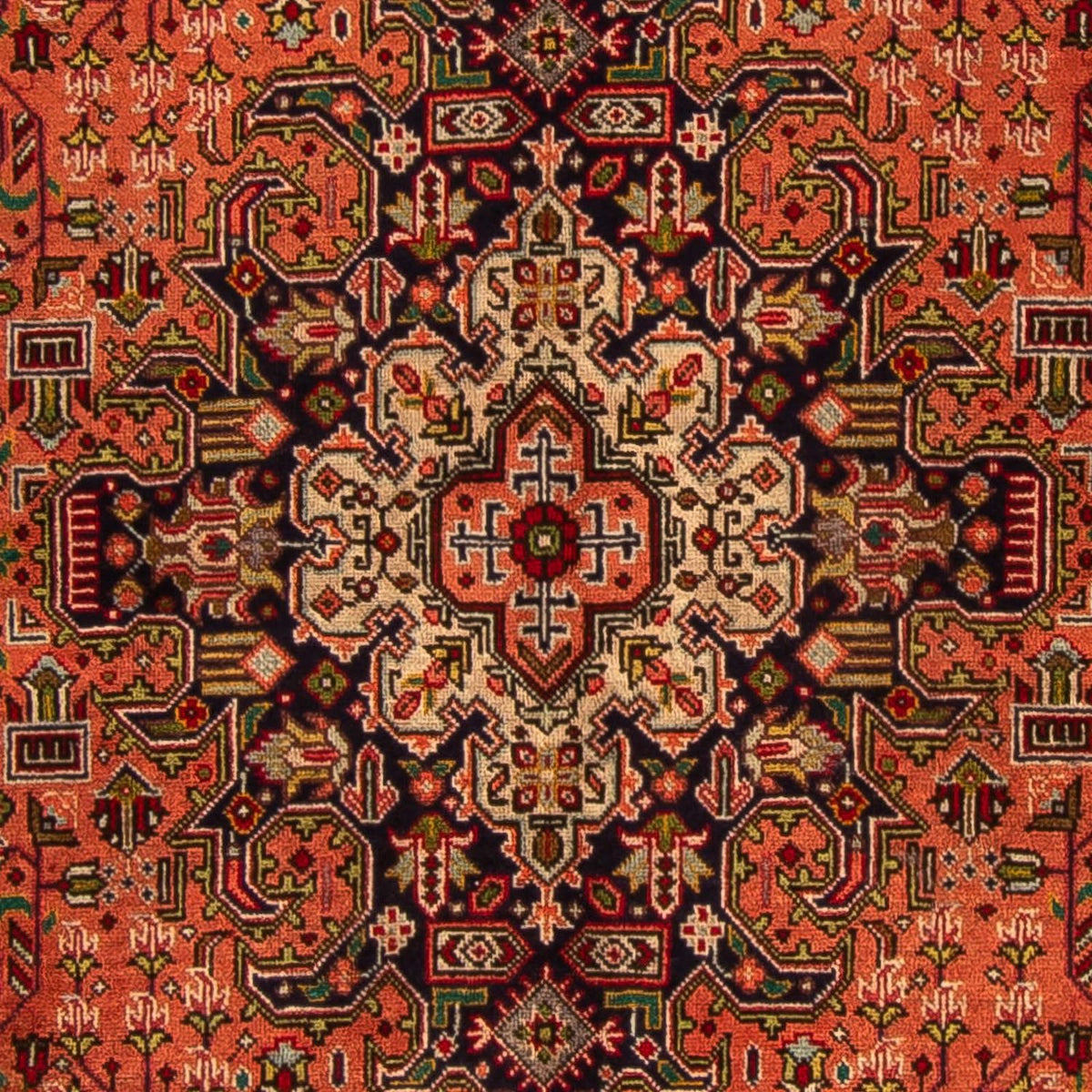 Tapis persan - Tabriz - 295 x 195 cm - rouge clair
