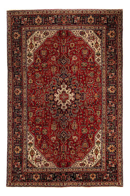 Tapis persan - Tabriz - 305 x 195 cm - rouge foncé