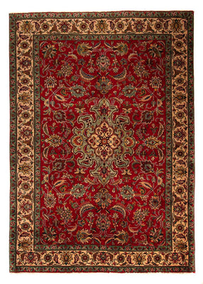 Tapis persan - Tabriz - 300 x 203 cm - rouge foncé