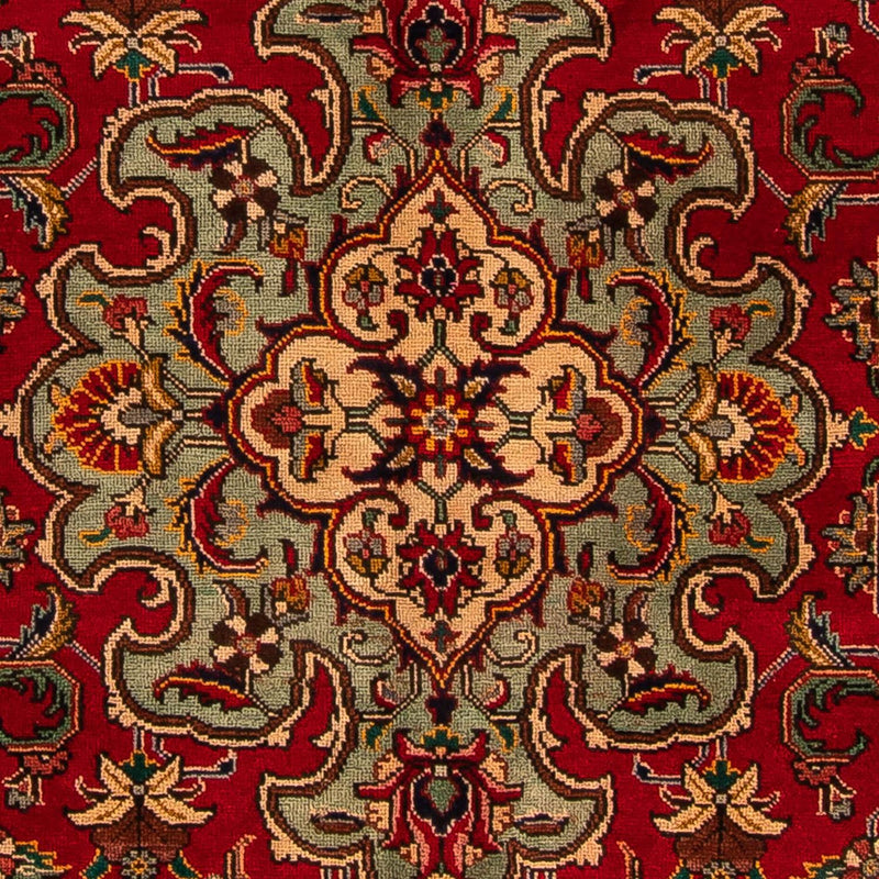 Tapis persan - Tabriz - 300 x 203 cm - rouge foncé