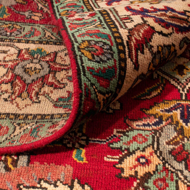Tapis persan - Tabriz - 300 x 203 cm - rouge foncé