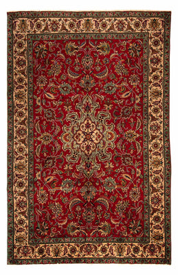 Tapis persan - Tabriz - 305 x 200 cm - rouge foncé