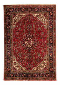 Tapis persan - Tabriz - 295 x 195 cm - rouge foncé