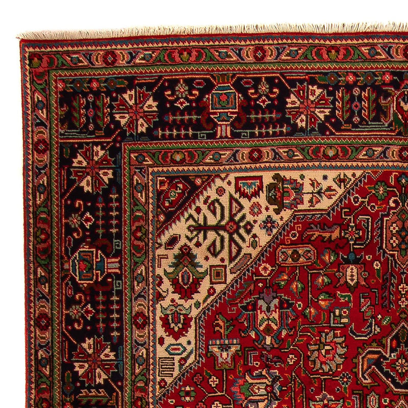Tapis persan - Tabriz - 295 x 195 cm - rouge foncé