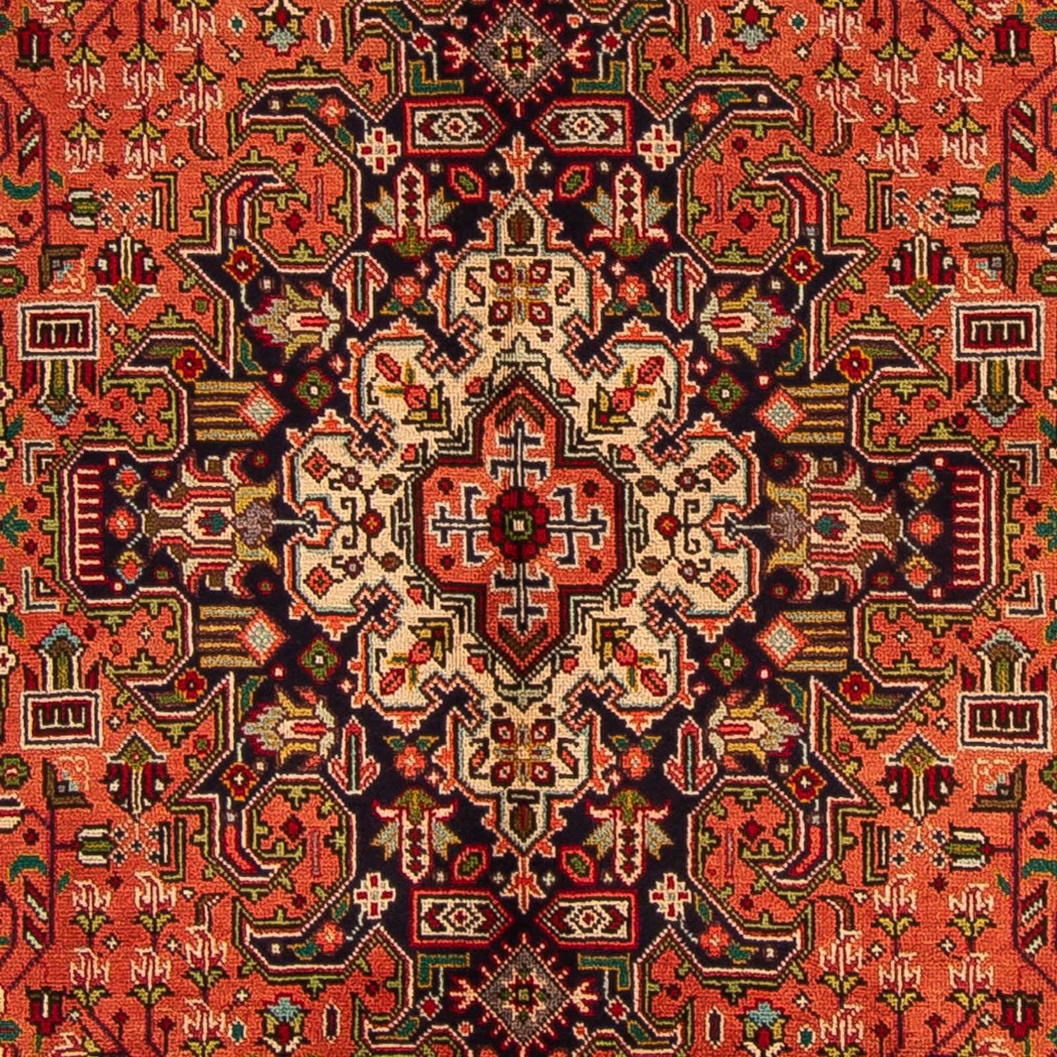 Tapis persan - Tabriz - 295 x 195 cm - rouge clair