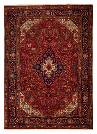 Tapis persan - Tabriz - 290 x 200 cm - rouge foncé
