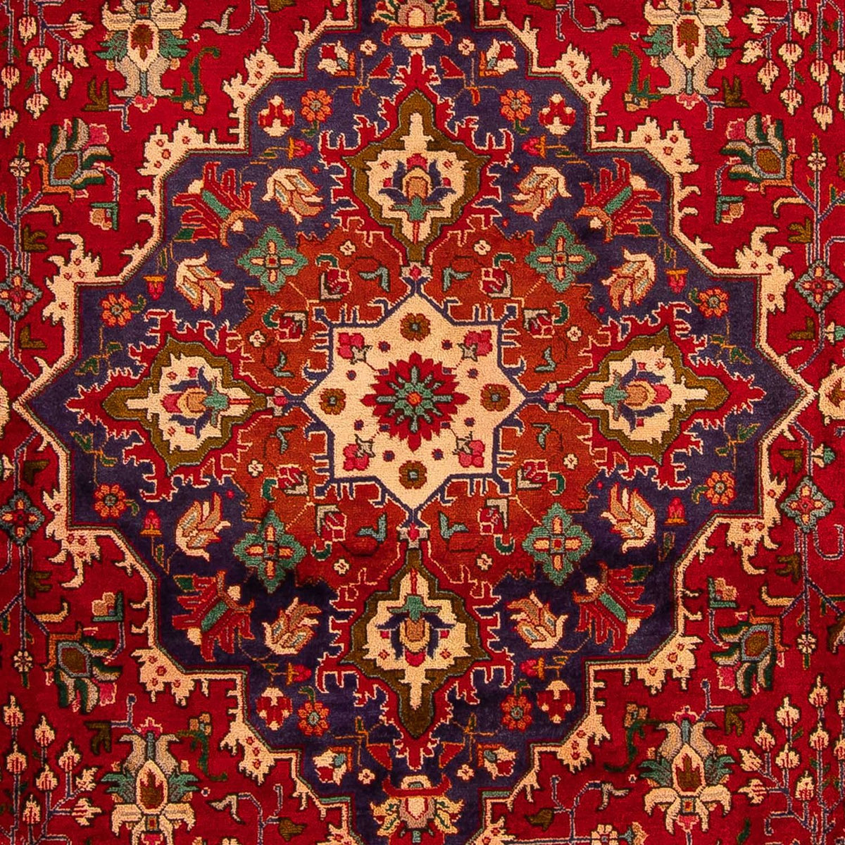 Tapis persan - Tabriz - 400 x 288 cm - rouge clair