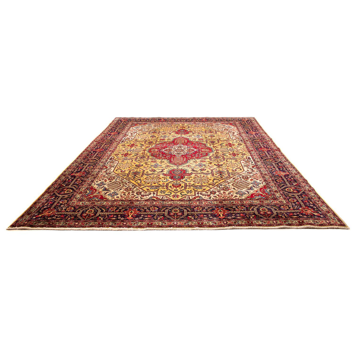 Tapis persan - Tabriz - 397 x 297 cm - beige