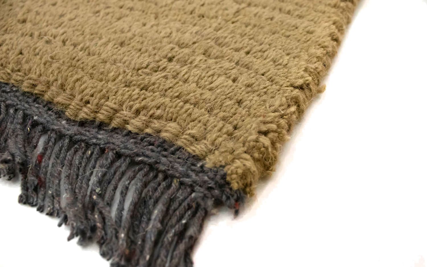 Tapis Népalais - 140 x 70 cm - marron clair