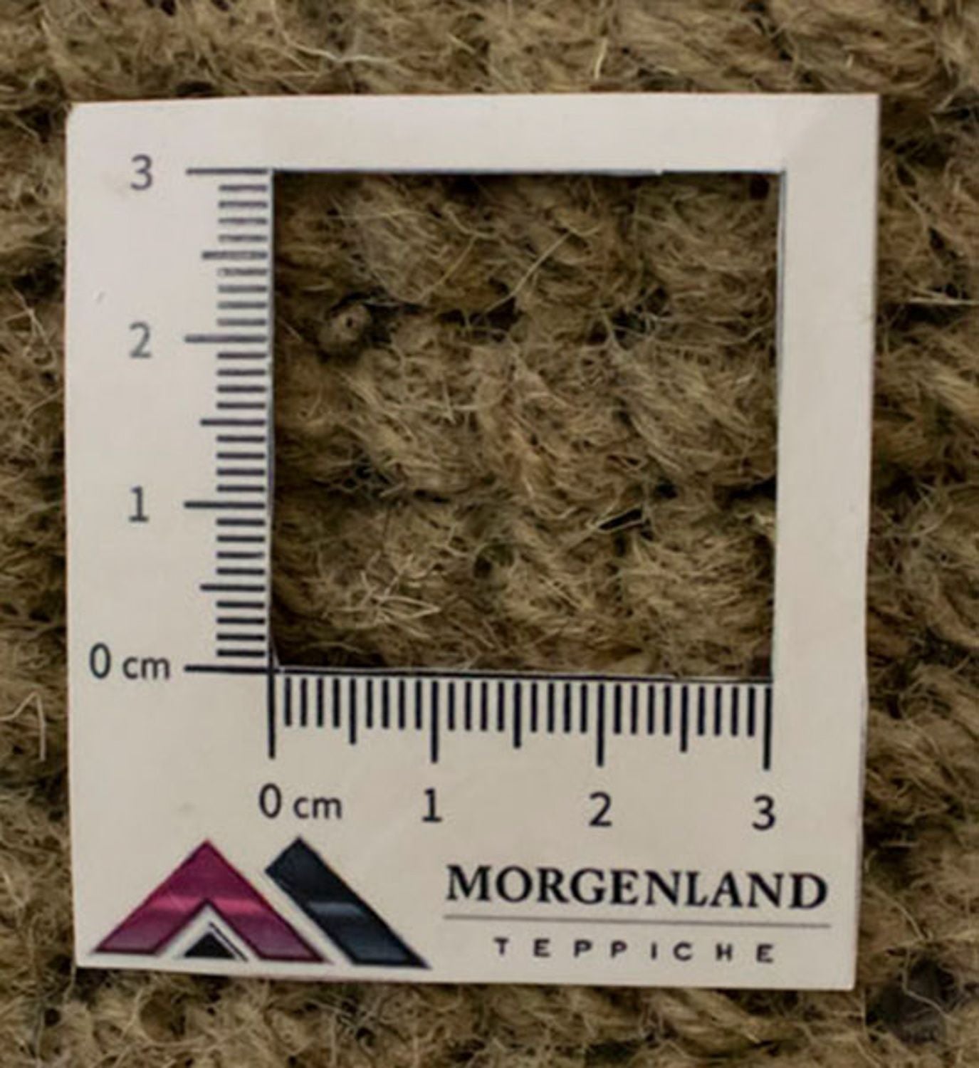 Tapis Népalais - 140 x 70 cm - marron clair