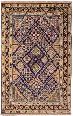 Tapis persan - Isfahan - Premium - 143 x 92 cm - bleu