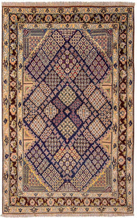 Tapis persan - Isfahan - Premium - 143 x 92 cm - bleu