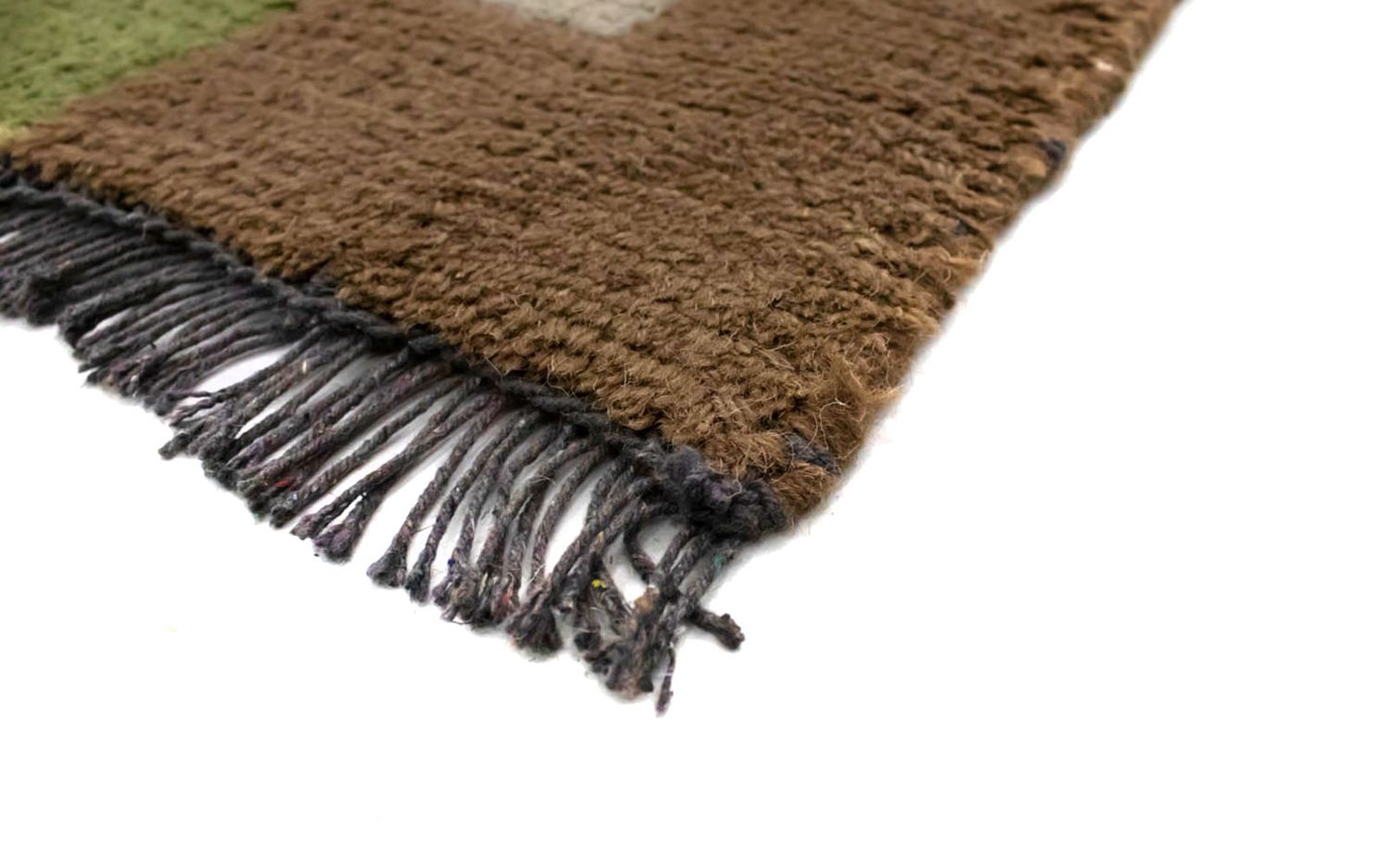 Tapis Népalais - 140 x 70 cm - gris