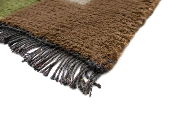 Tapis Népalais - 140 x 70 cm - gris