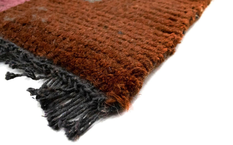 Tapis Népalais - 140 x 70 cm - argent