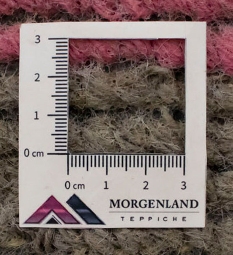 Tapis Népalais - 140 x 70 cm - argent