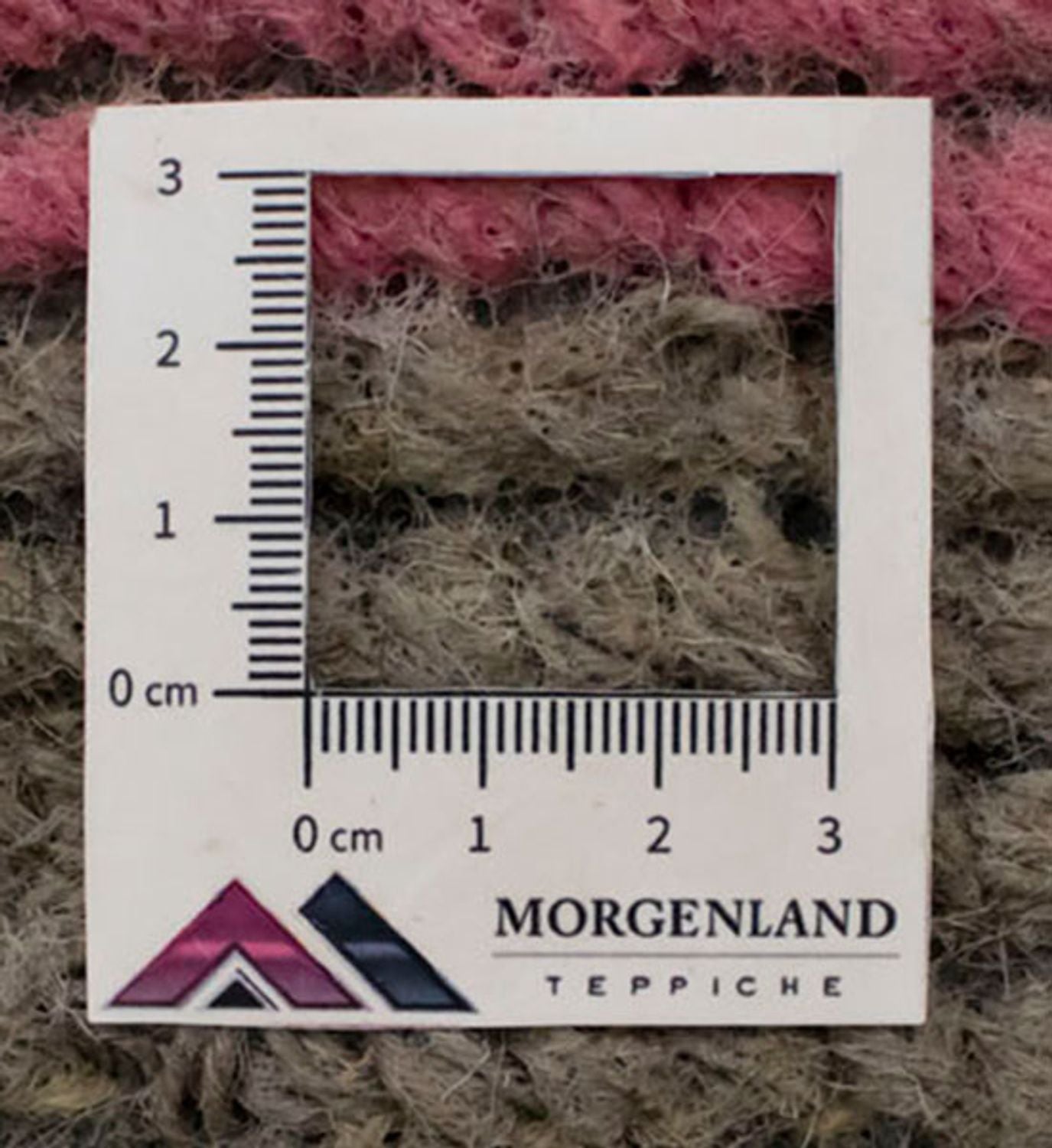 Tapis Népalais - 140 x 70 cm - argent