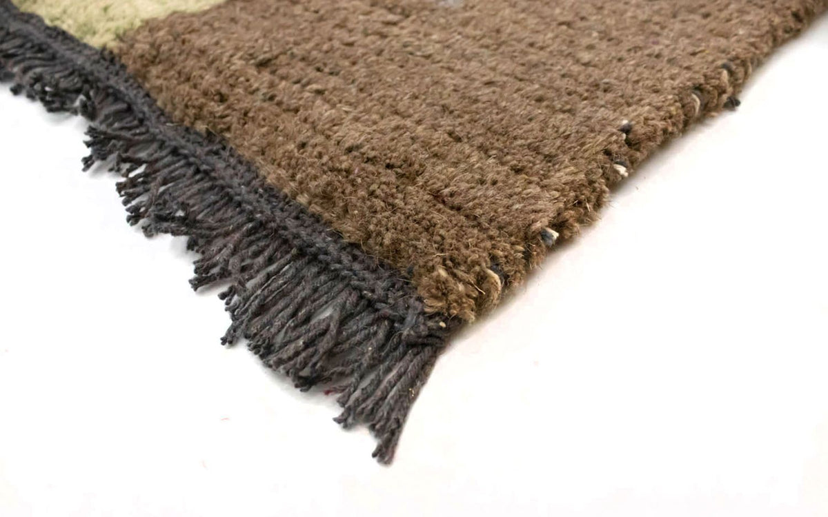 Tapis Népalais - 140 x 70 cm - gris