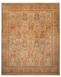 Tapis en soie - Soie du Cachemire - 308 x 241 cm - multicolore