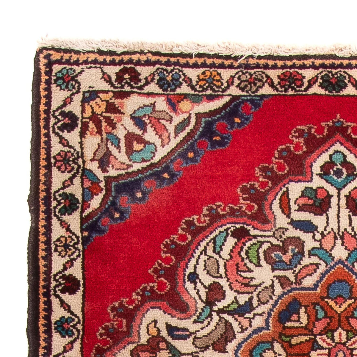 Tapis de couloir Tapis persan - Nomadic - 196 x 73 cm - rouge foncé