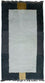 Tapis Népalais - 140 x 70 cm - bleu clair