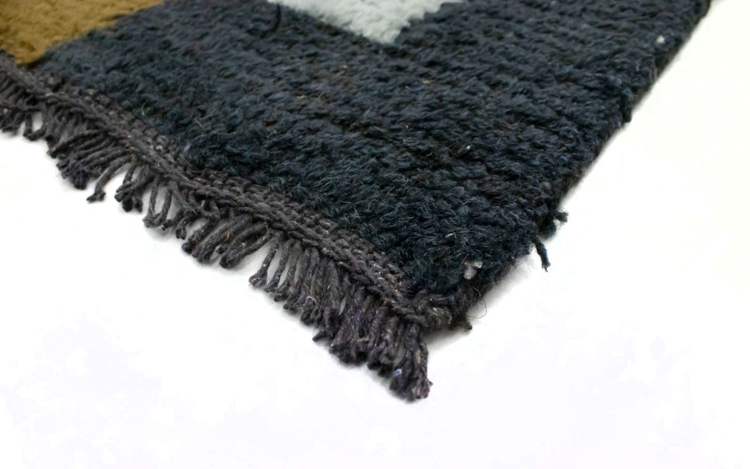 Tapis Népalais - 140 x 70 cm - bleu clair