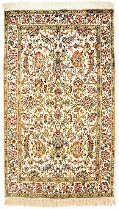 Tapis en soie du Cachemire Tapis 74x127cm - Tapis oriental