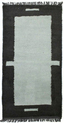 Tapis Népalais - 140 x 70 cm - bleu