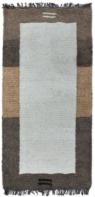 Tapis Népalais - 140 x 70 cm - beige